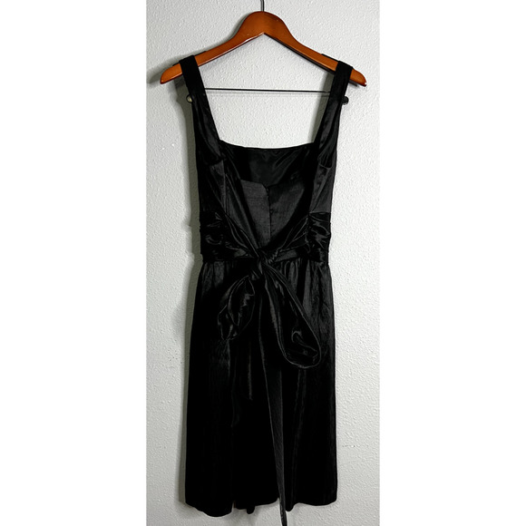 After Six Gown Womens Sz 14 Black Tan Taffeta Bodice Cocktail Sleeveless Dress - Picture 2 of 10